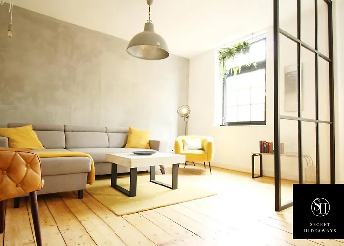 Zentrales Newyork-designapartment Mit 2 Betten Nahe Messe L Flughafen